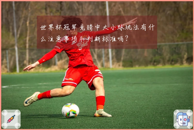 世界杯冠军竞猜中大小球玩法有什么注意事项和判断标准吗？